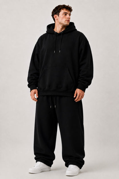 TOOFAN men's plus size hoodie 5XL to 10XL cotton oversized fit